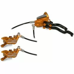 Freno Sinistro Doppia Leva HOPE TECH 3 E4 DUO Senza Disco Arancione
