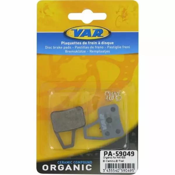 Pastiglie Organiche VAR Hayes El Camino / El Trail 2 Pastiglie Organiche VAR Hayes El Camino / El Trail - immagine 2