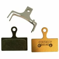 Pastiglie Metalliche/Carbonio BRAKING Shimano XTR / Deore XT / SLX / Alfine