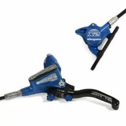 Freno Anteriore HOPE TECH 3 X2 FLATMOUNT Senza Disco Blu
