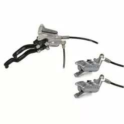 Freno Destro Doppia Leva HOPE TECH 3 E4 DUO Senza Disco Argento