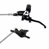 Freno Posteriore HOPE TECH 4 X2 BRAIDED Senza Disco Nero