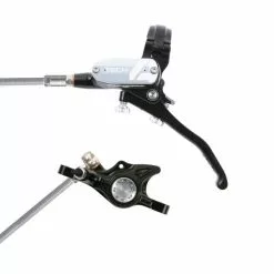 Freno Posteriore HOPE TECH 4 X2 BRAIDED Senza Disco Argento